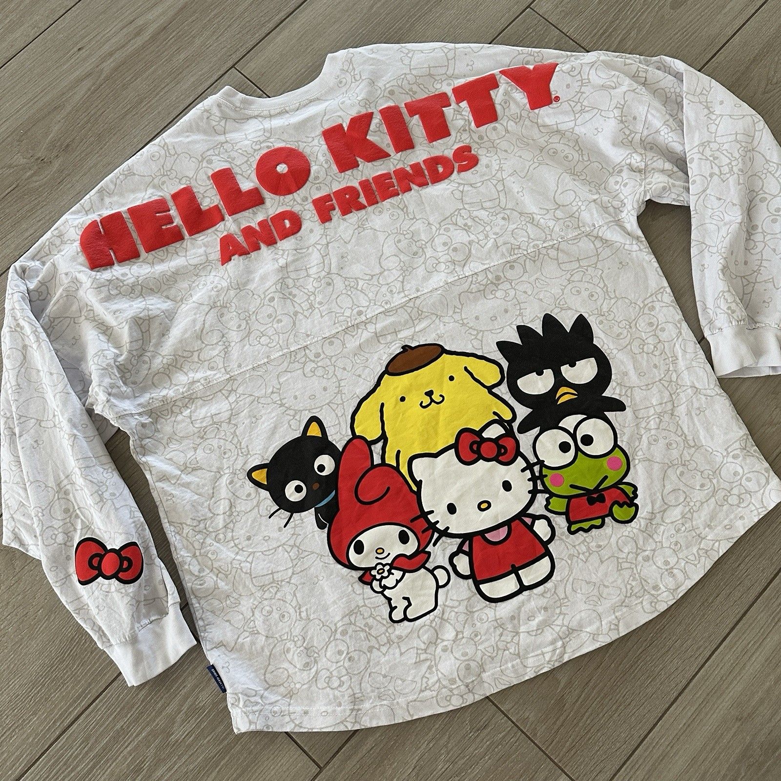 Universal Studios X Sanrio Hello Kitty N Friends White Spirit Jersey Xxl 2xl